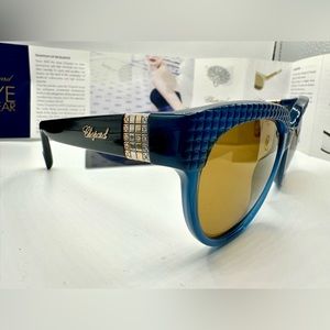 👑Chopard ICE CUBE Blue W/ Crystals SCH234S U36G‼️Size56-18-140